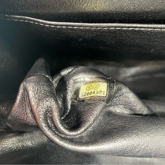 Chanel reissue 2.55 Flag Bag Quilted Glazed Calf Skin Silver Jumbo - Picture 5 of 12